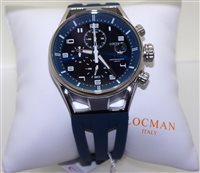 Orologio Locman Uomo Montecristo in Acciaio 0542A02S-00BLWHSB - 0542A02S-00BLWHSB